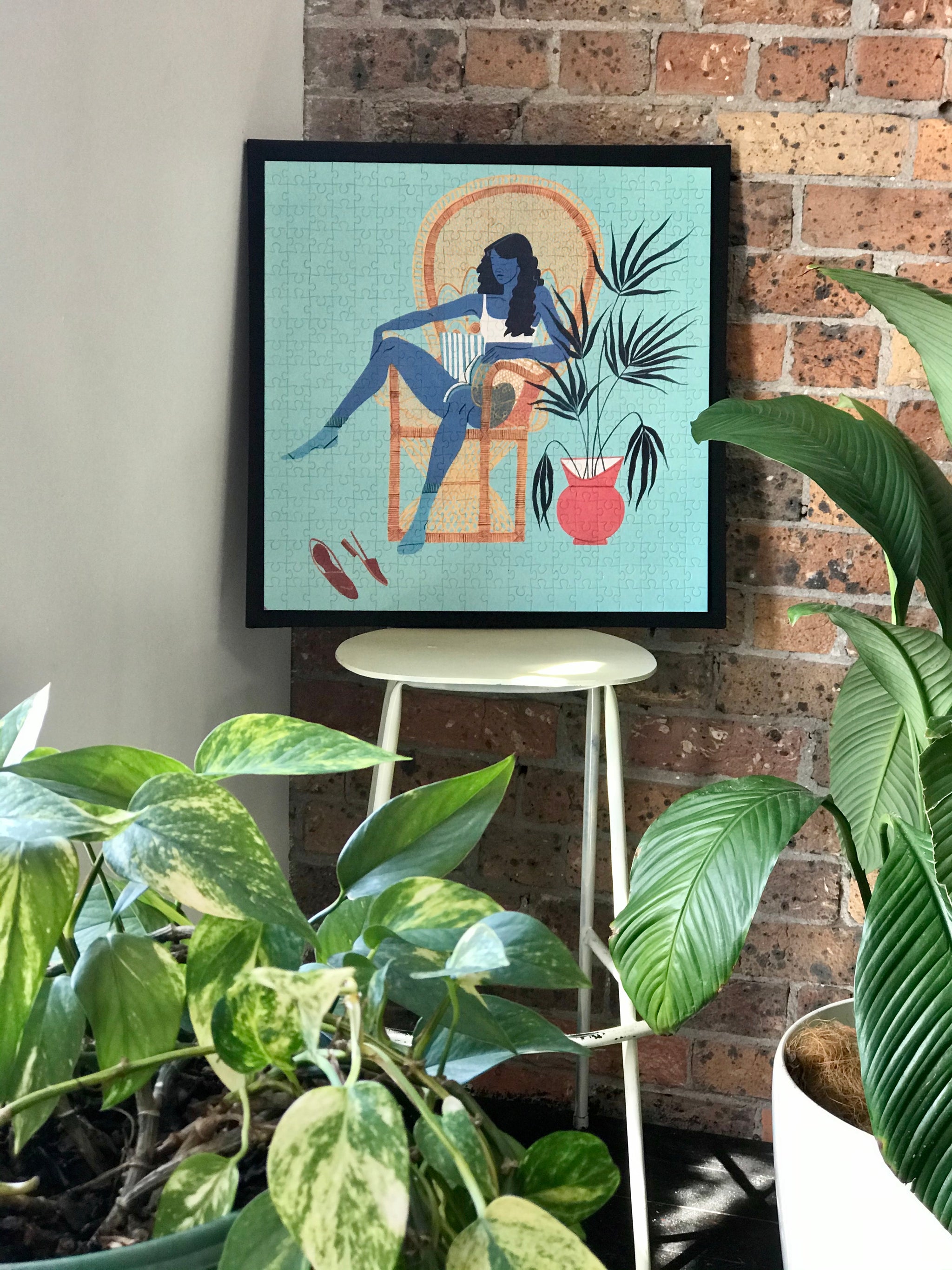 Puzzle Framing Hack #3 - The Stretched Canvas Hack - 2 Ways!