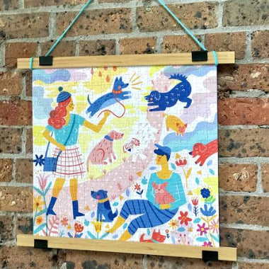 Okay Lady Jigsaw Puzzle Framing Hack #2 - THE $10 RENEWABLE HACK