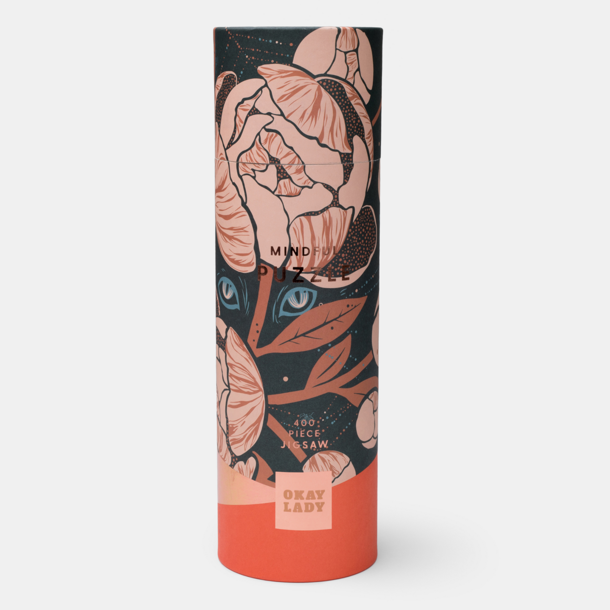 Peony Kitty - Mindful Jigsaw Puzzle