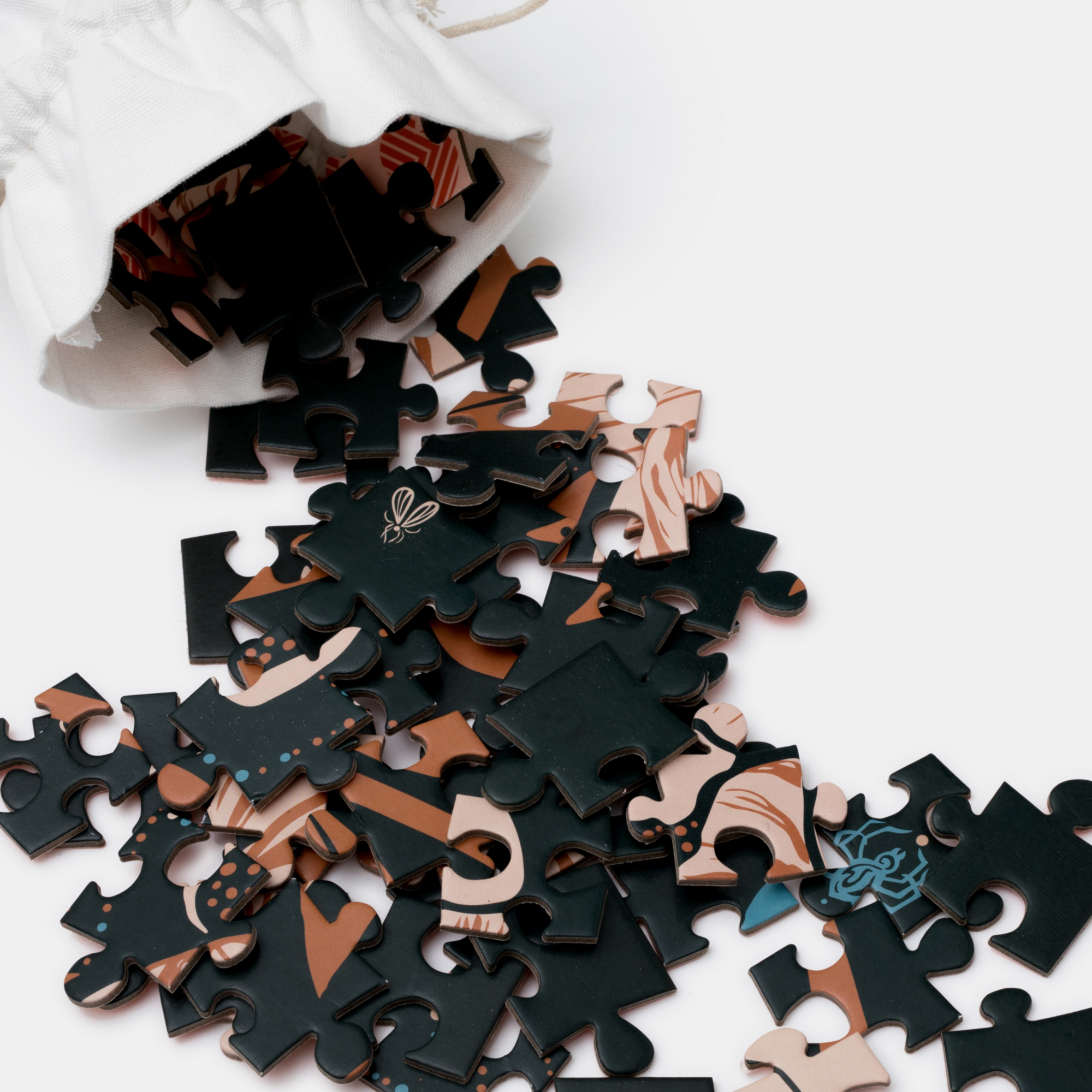 Peony Kitty - Mindful Jigsaw Puzzle