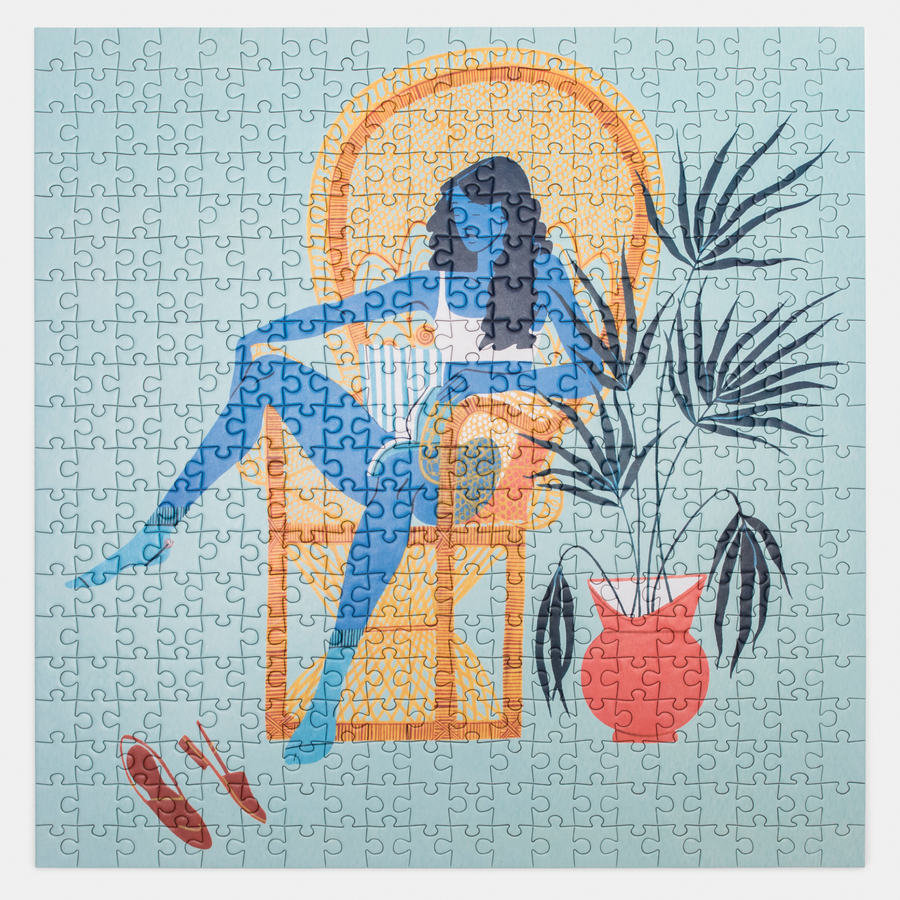 She Chills - Mindful Jigsaw Puzzle